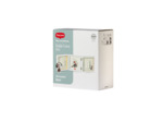 Double cadre photo et empreinte Blanc