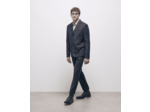 Veste Costume En Laine Poches Rabats navy
