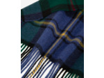 Echarpe en tartan bleue et verte green multico