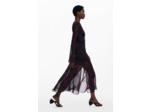 Robe À Manches Longues En Tissu – Femme