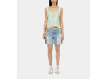 Top Imprimé Avec Volants green