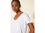 Tee-shirt oversize col V