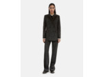 Veste de smoking ample revers satin black