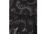 Robe courte bustier en jacquard noire black / silver