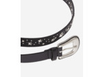 Ceinture En Cuir Noir Avec Étoiles black
