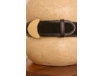 Ceinture LEONARD en cuir à détails bijoux