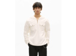 Chemise a col marin et poches ecru