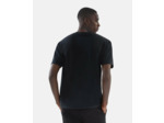 T-shirt manches courtes avec print devant black washed