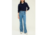 Jean flare à ceinture tressée - LENORA