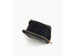 Porte cartes zippé Ella en cuir grainé