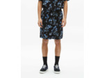 Short motif petites fleurs black blue