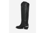 Bottes Western En Cuir Noir black
