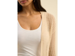 Gilet maille ajourée
