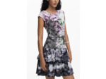 Robe À Manches Courtes En Maille – Femme