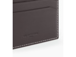 Porte cartes Léon en cuir lisse