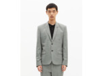 Veste de costume en pied de poule noir et blanc black grey