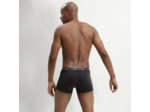 Lot de 3 boxers noir Homme en coton stretch
