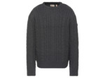 Pull col rond en maille torsadée