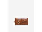 Portefeuille amelia en cuir marron brown