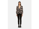 Top A Manches Longues En Jacquard black / pink