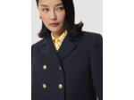 Manteau Mannie bleu nuit en double coton