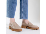 Mocassins Femme Lyna Beige
