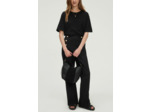 Pantalon large à pont en coton - LAVITA