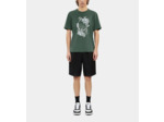 T-Shirt Manches Courtes Avec Print Skull Flowers forest