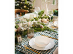 6 assiettes plates 25cm blanche Bloom