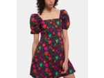 Robe Courte Imprimée multicolor
