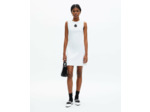 Robe avec flocage devant white