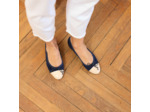Ballerine Femme Anna Bleu Marine