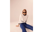 Gilet Georgina Ecru en Coton
