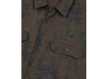 Chemise imprimé fleuri dark brown