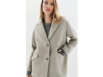 Manteau gbrillant 100% laine