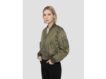 Bomber lavé oversize
