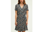 Robe courte cintrée à fleurs - SABRIA