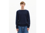 Pull col bateau marine bleu