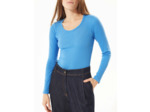 T-shirt nacre bleu
