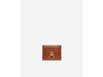Porte cartes amelia en cuir marron brown