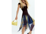 Robe À Manches Courtes En Maille – Femme