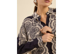 Chemise oversize à imprimé cachemire