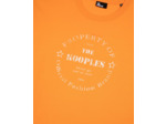 T-shirt manches courtes avec print devant orange