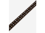 Ceinture en cuir avec studs brown