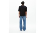 T-shirt mixte large uni bleu marine bleu