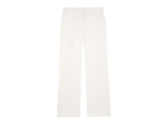 Pantalon smoking avec bande satin ecru