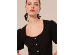 Chemise Clorinda Noir en Coton