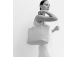 Grand sac cabas Louise en cuir grainé