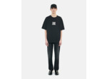 T-Shirt Noir Sérigraphie Histoire De Famille black washed