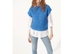 Pull nacre bleu